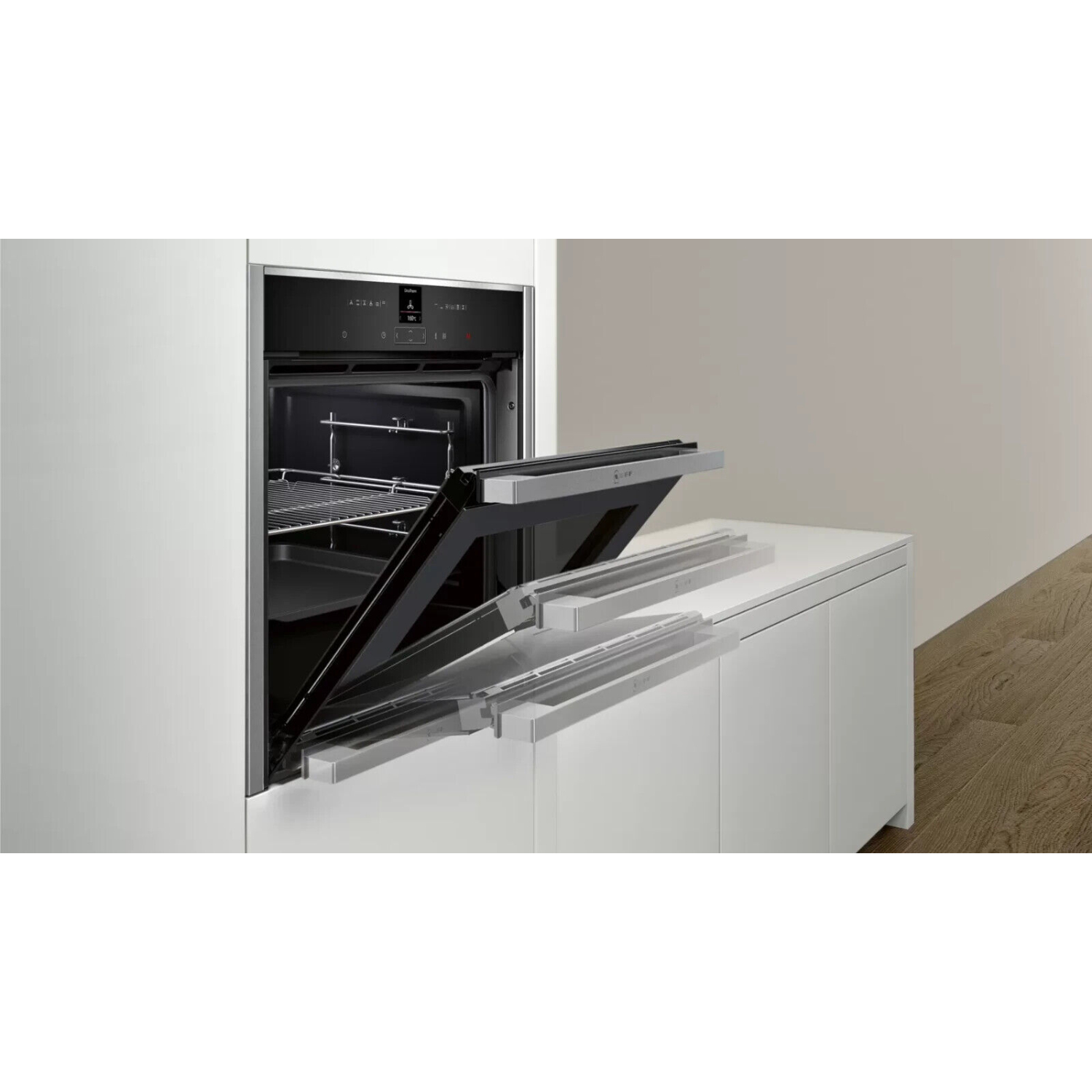 Neff b57cr22n0b pyrolytic slide shop and hide single electric oven