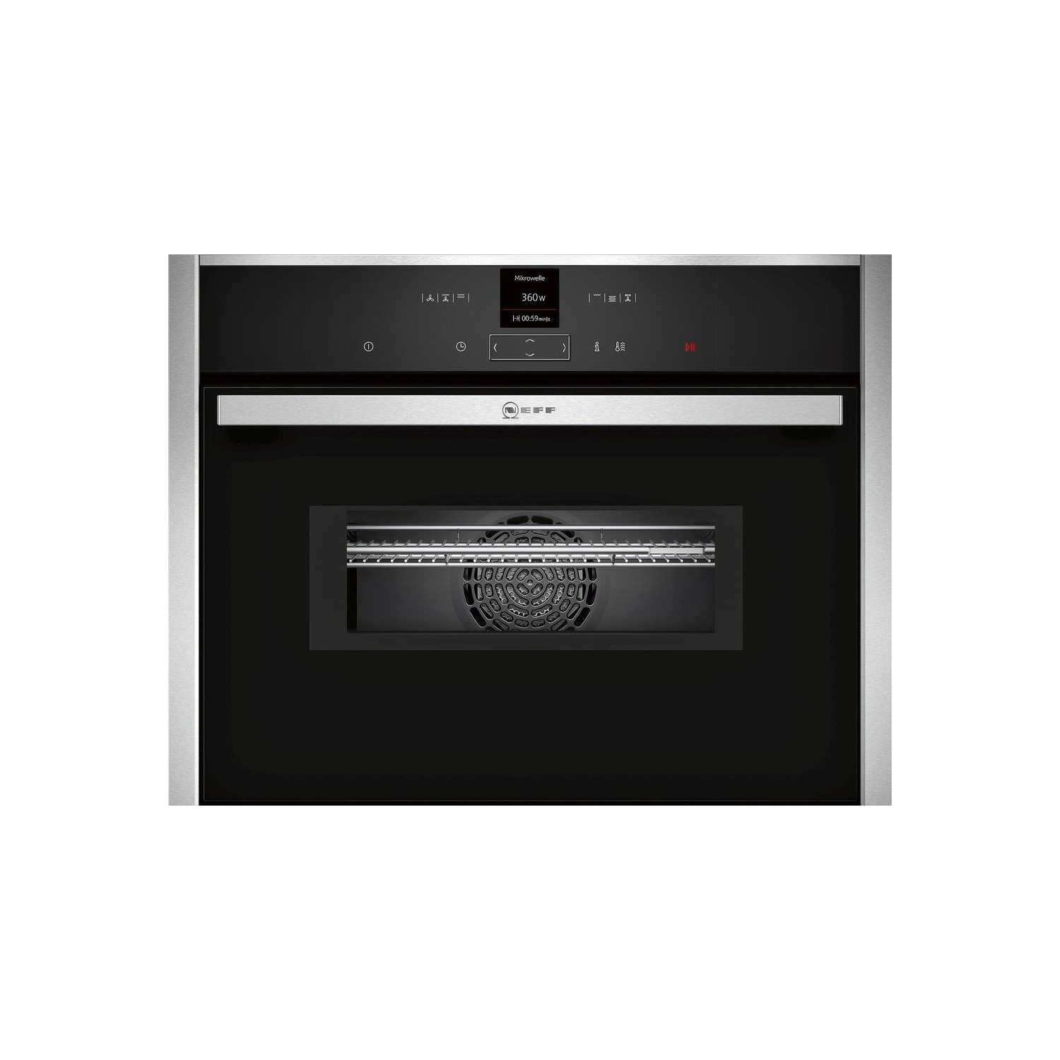 Neff C17MR02N0B Built In Compact Oven & Microwave  - 0